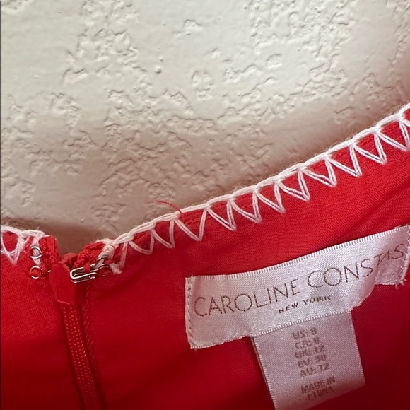 Caroline Constas woamns Red midi length Dress size 8 - Picture 5 of 5